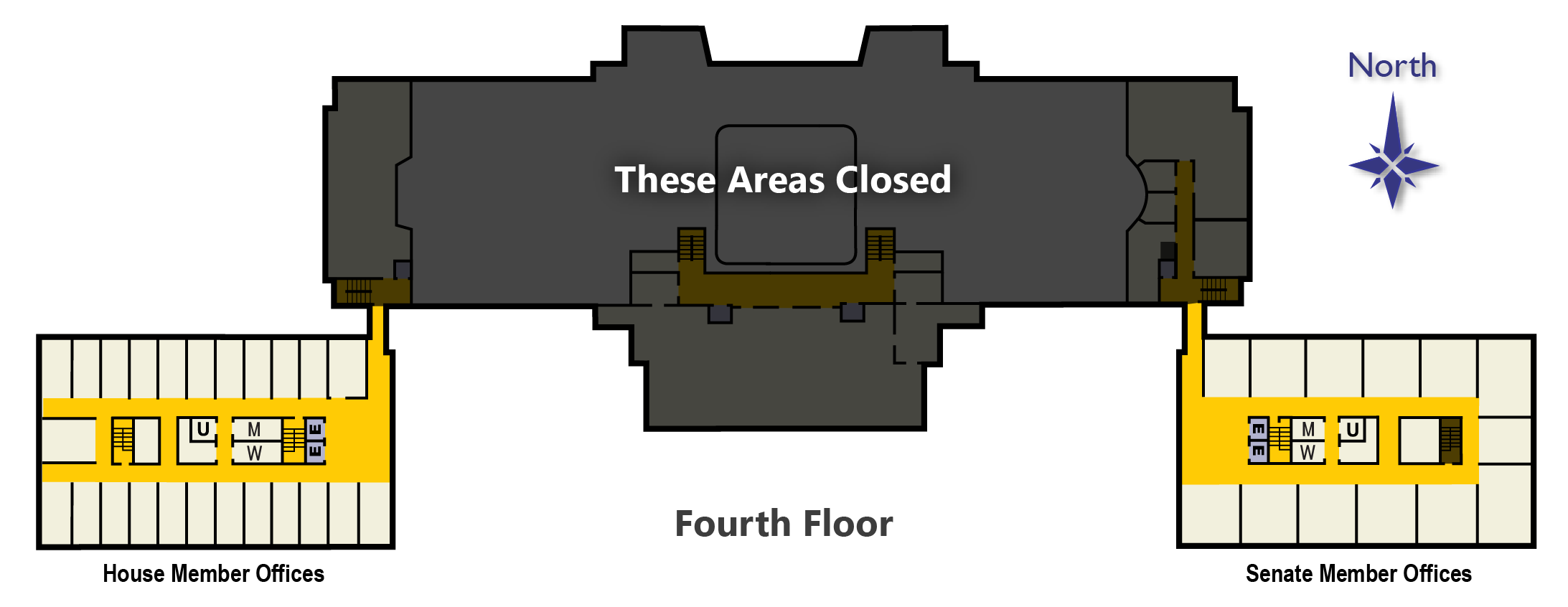 Oregon State Capitol Fourth Floor Map